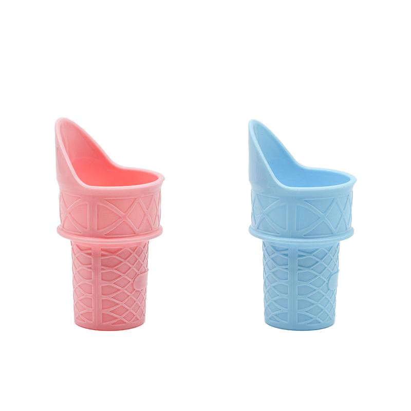 Mini Cones Reutilizáveis Ficam em Pé Para Creme Iogurte Gelado Sorvete Bola Para Adultos Crianças Festa Crianças Bola