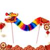 New Year Lantern Festival Dragon Dance Flying Dragon 2025 Paper Dragon Decorations DIY Craft Set For Chinese New Year Home Decor