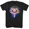 TOTO Debut Album Cover Men's T Shirt Space Galaxy 80's Pop Music Group Graphic T
