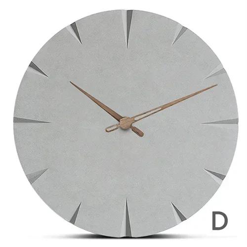 

Large Wooden Wall Clock Simple Modern Design Nordic Silent Clocks Square MDF Wood Hanging Wall Watch Home Wall Decor 12 InJ7I9P8 12 INCH