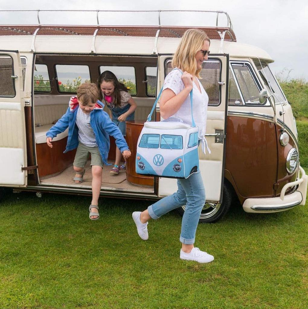 Volkswagen 30L Official Foldable Soft Cooler Box (Blue) [Used]