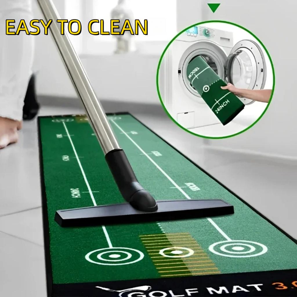 Golf Carpet Putting Mat Indoor Outdoor Training Putting Practice Golf Green Fairway Pad Washable Anti-Slip 50X300cm