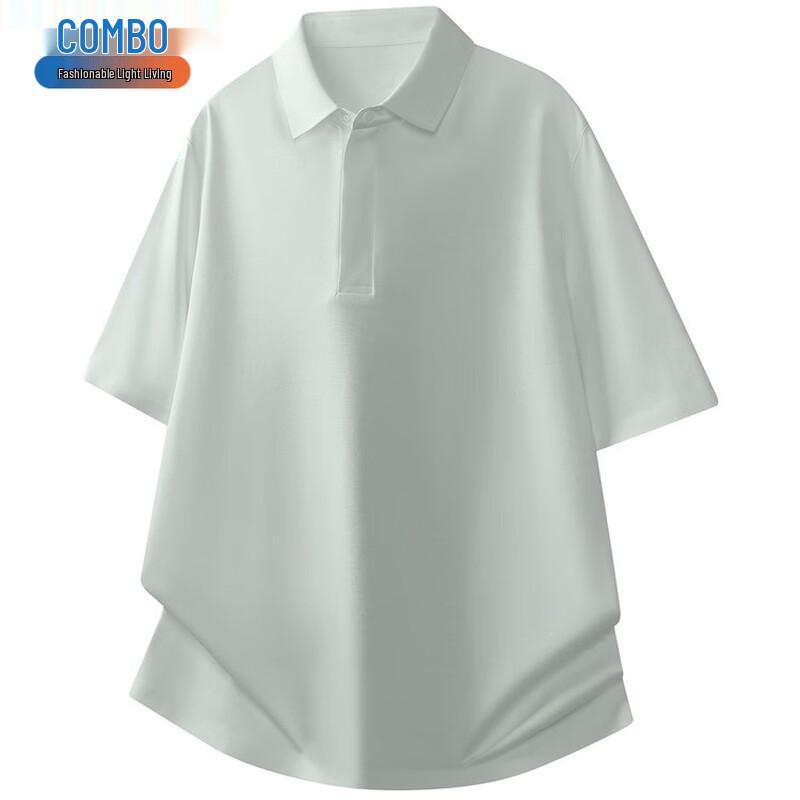 Men s Business Casual Short Sleeve Polo Shirt 56/3XL