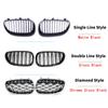 For BMW 5 Series E60 E61 Sedan Touring M5 2003-2010 Front Hood Kidney Bumper Racing Grille Mesh Grill Car Replacement Accessorie