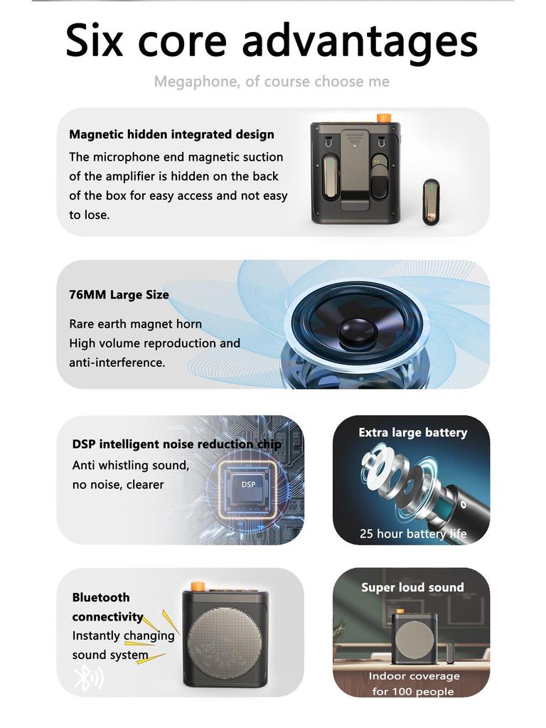 M29 Wireless Portable Lapel Microphone with Charging Case for Live Broadcast and Recording