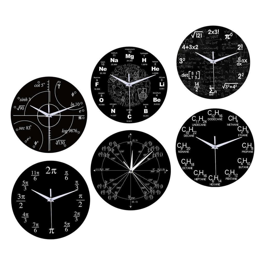 Math Clock Mathematical Equations , Unique Quartz Wall Clock Gifts for