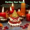 Zenvibes Original Certified Laxmi Pyramid with Gomati Chakra, Rudraksha & Cowrie