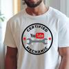 Certified Youtube Mechanic T Shirt Funny Diy Auto Repair For Car Guys Dads And Garage Enthusiasts Vintage Casual Graphic