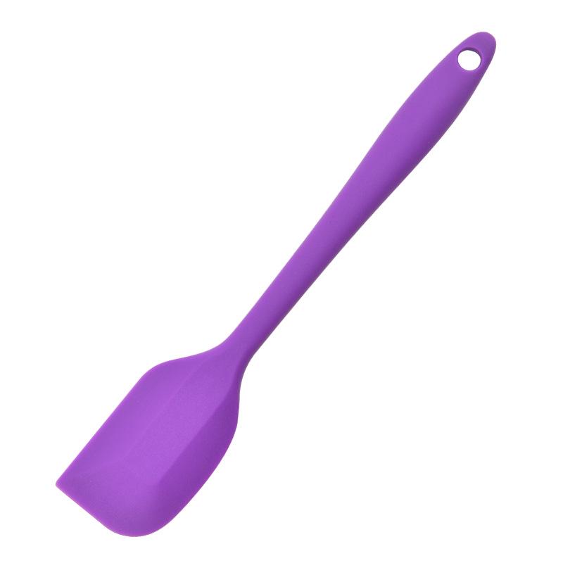 Silicone Spatula for Baking and Cake Decorating - One-Piece, Easy-to-Clean, Colorful Macaron Design