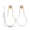 2Pcs Lamp Shade Harp Holder Bulb Spring Clip Keep Lamp Shade Horizontal Hardware Durable Fixed Lamp Decoration