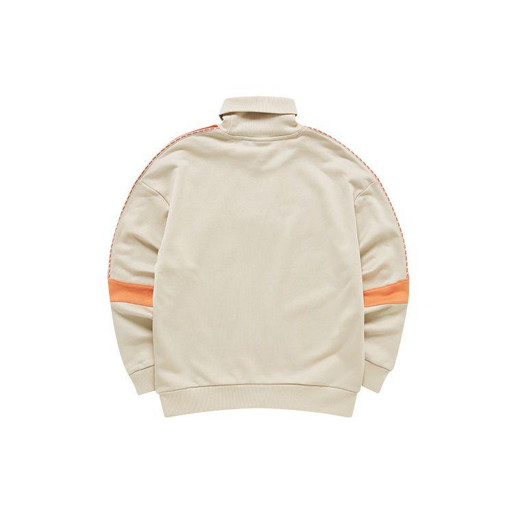 Fila Fusion Loose Fit Mock Neck Pullover Sweatshirt Women Tops Camel T11W211210F-BG