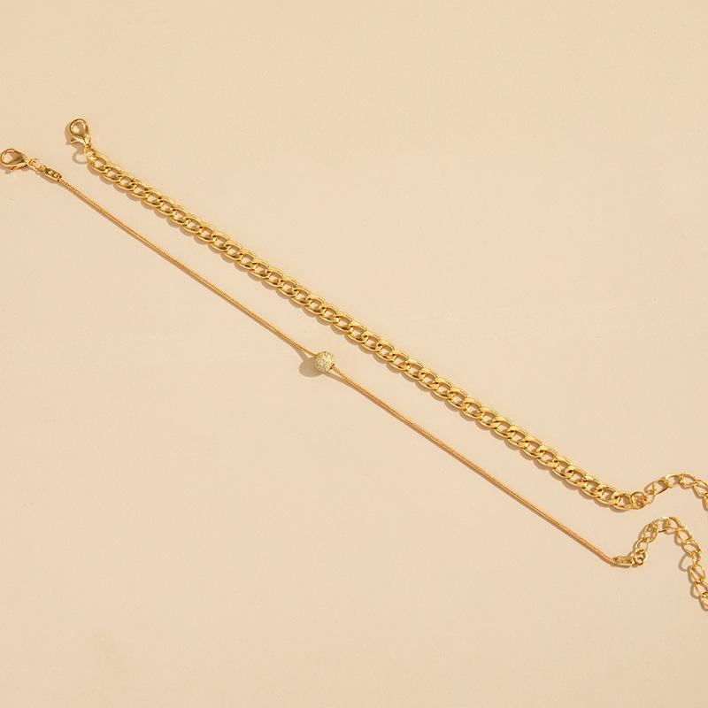 Fashion Multi-layer Anklet Women's Combination Set Anklet Foot Decoration, Simple Transfer Bead Anklet 2