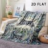 1Pc Vibrant Mandala Cats Print Flannel Blanket,High Quality Comfortable for All Seasons,Home Decor,Warmth and Comfort,Perfect for Christmas Gifts