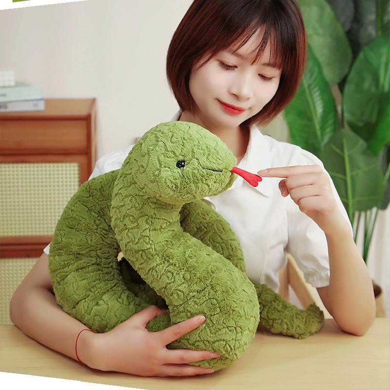 Snake Steve Doll Pillow Cushion Animal Plush Stuffed Toys Home Gift Decoration