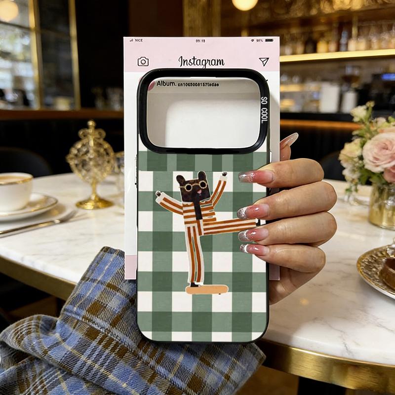 

Checkered Animal Pattern Phone Case for Samsung Galaxy A37 A57 A17 A07 A16 A06 A35 A55 A15 A56 A54 A36 A34 A24 A26 4G 5G Cover Samsung A05s 4G
