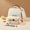 WORTHBUY 304 Stainless Steel Square Bento Lunch Box For  Kids Students Reusable Sealed Leak-proof Cold And Hot Food Container