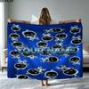1PC ASTRO BOT Custom Name Patterned Flannel Blanket Suitable For All Seasons for Home Decor Warmth and Comfort Gifts Holiday Present
