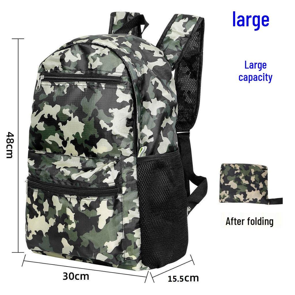 New Ultralight Foldable Travel Backpack for Hiking & Camping - Large Capacity