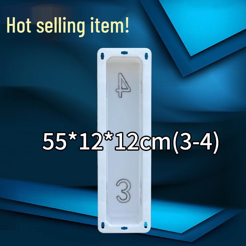 Beton Waarschuwingspaal Mal - 100m Markeerbord Mal