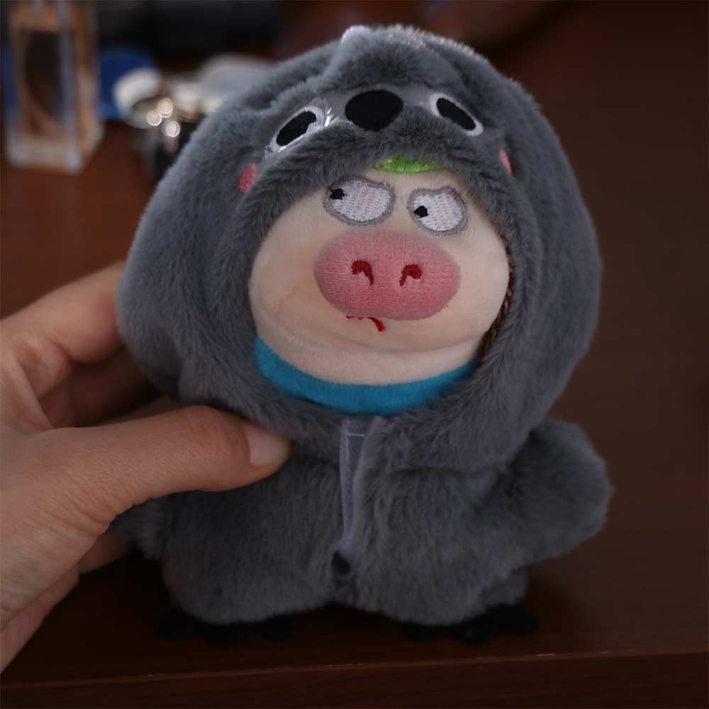 Crow Jumpsuit 10cm Cotton Doll Clothes Dress Up 10cm Doll Clothes Outfit Replacement Fluffy Idol Doll Clothes 10cm Cotton Doll
