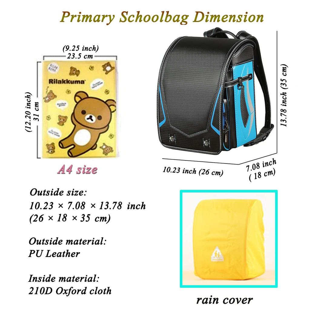 Leawin 2023 Model Large Capacity School Bag for Boys and Made of Premium Synthetic Leather with Automatic Lock and Waterproof Perfect for School
