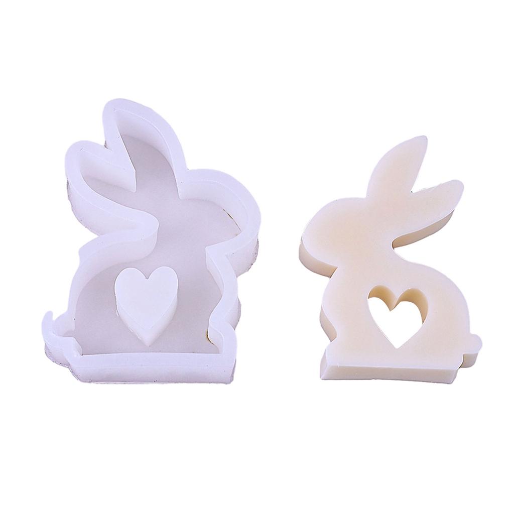 Easter Dessert Molds Easy to Use Silicone Cake Mold Cute Rabbit Shape Baking Utensil Perfect Gift for Pastry Enthusiasts