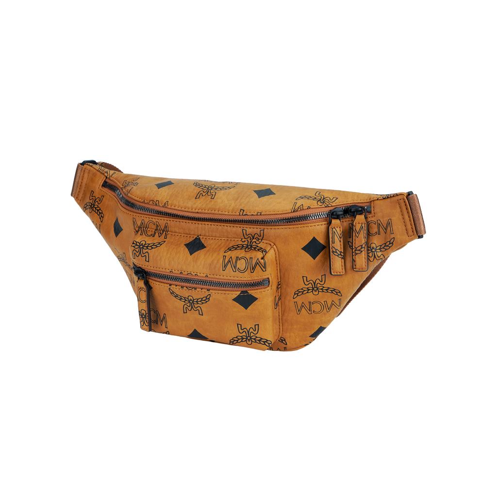 MCM Dieter Mini Gürteltasche Visetos Cognac MMZDAFI01CO001