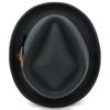 Rhombus Crown Trilby Hats for Men Classic Feather Trilby Fedora Hat Curl Gentleman Fashion Unisex Short Brim Autumn Winter Hat
