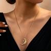 A Fashionable Women's Pendant Necklace, Elegant and Simple, Versatile Star and Moon Pendant Necklace, Suitable for Daily Wear and As a Gift