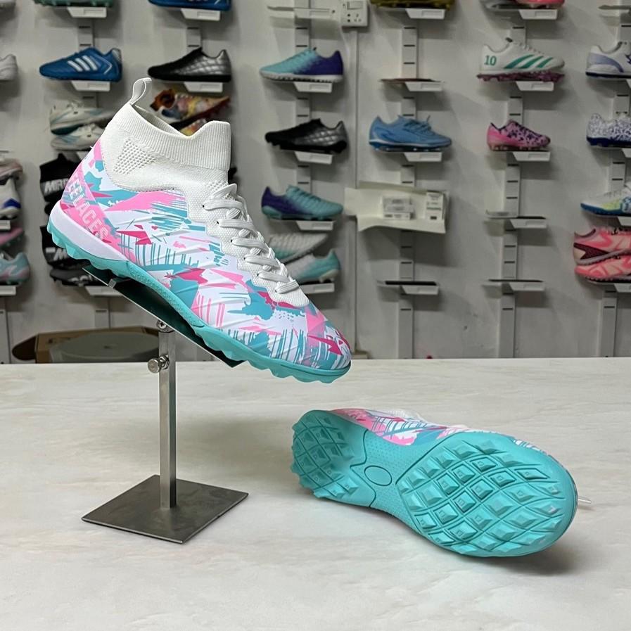 High-top football shoes, broken nails, artificial turf nails, leather feet, boys and girls, teenagers, students, training shoes