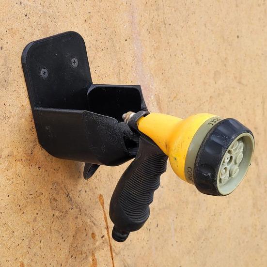 Hose Sprinkler Holder Wall-Mounted Sprinkler Head Hanger Garden Hose Sprinkler Organizer for Outside Yard Secure Sprinkler Storage