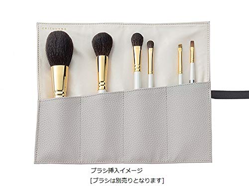 Kumano Brush Chikuhodo Authentic C-27 (Cosmetic Pouch) Material: Synthetic Leather Hiroshima Makeup Brush