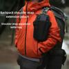 Outdoor Shoulder Strap Mesh Water Bottle Pouches With Double Storage Compartments For Hiking Cycling Small Items Carry