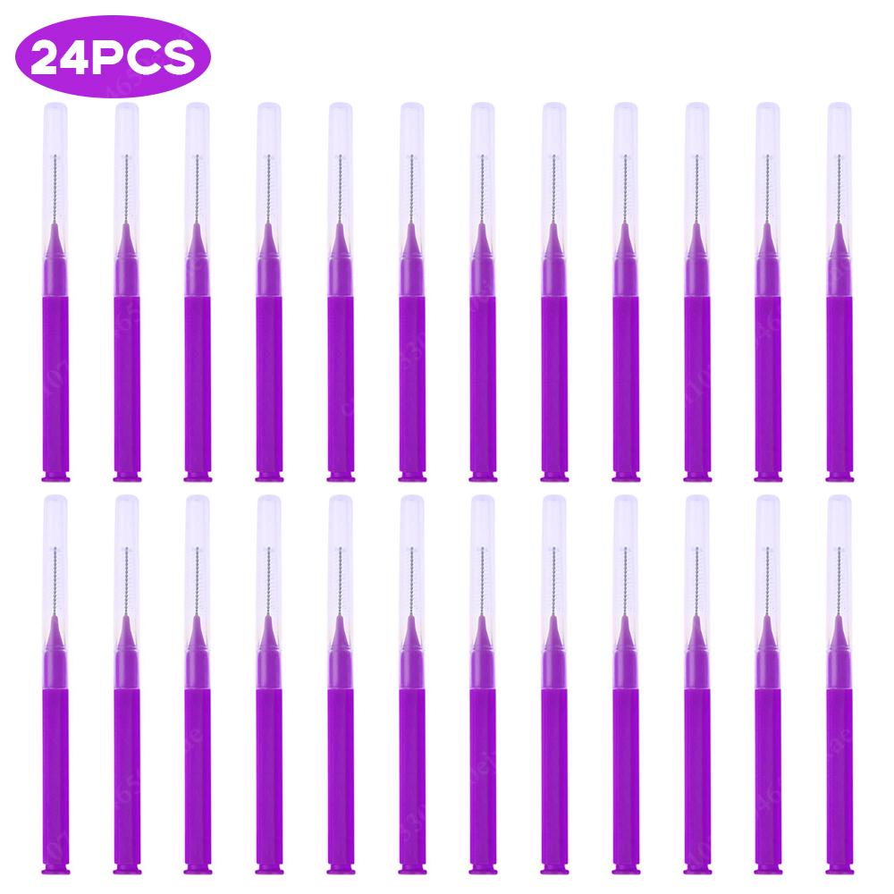 8-40pcs Oral Interdental Brushes Dental Toothpicks Brush Between Teeth Dental Cleaning Toothpicks Oral Cleaning Hygiene Tool
