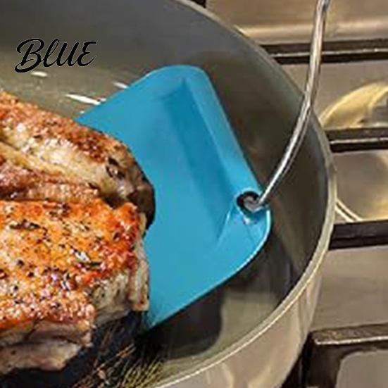 Wide Blade Cooking Spatula Adjustable Angle Spatula 7 Position Silicone Turner for Grill Air Pancake And Egg Fryer Flexible Narrow Kitchen Flipping
