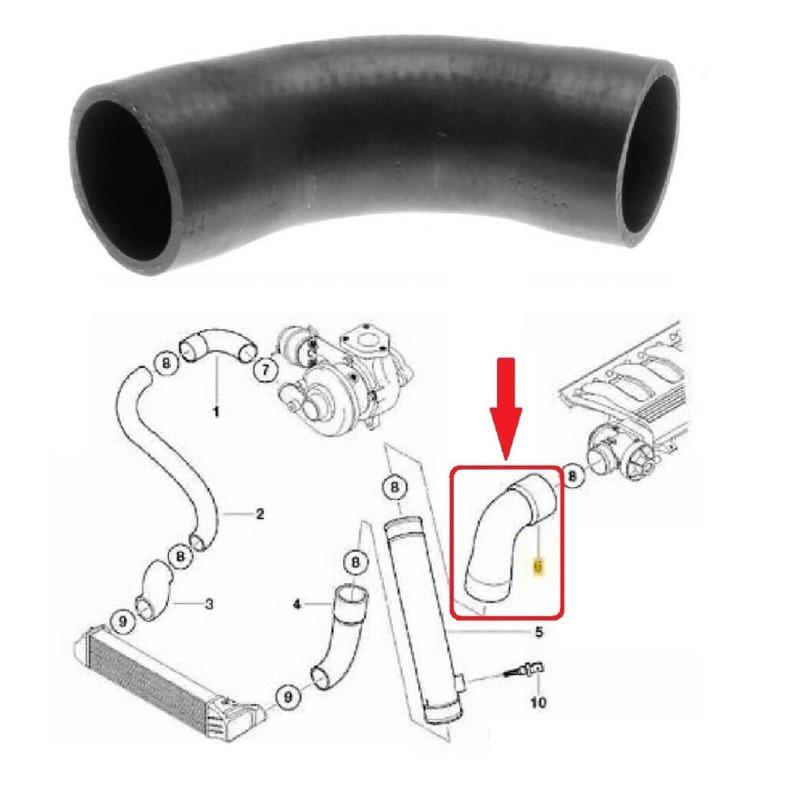 Für BMW X5 E53 E46 330d E39 525d E38 730d 530d M57 Turboschlauch 11612247903 11617799389 Limousine Kombi 3ER 5ER 7ER