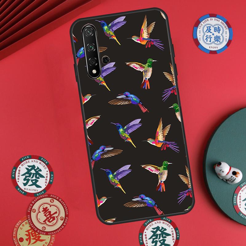 Hummingbird For Huawei Nova Y73 Y72 Y61 Y91 Y90 Y70 Y60 12s 12i 11i 8i 9 10 SE P60 Pro P30 P40 Lite Case