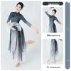 Summer Classical Dance Qipao: Chinese Style Rhythm Gauze Top for Women's Ethnic Dance Performance