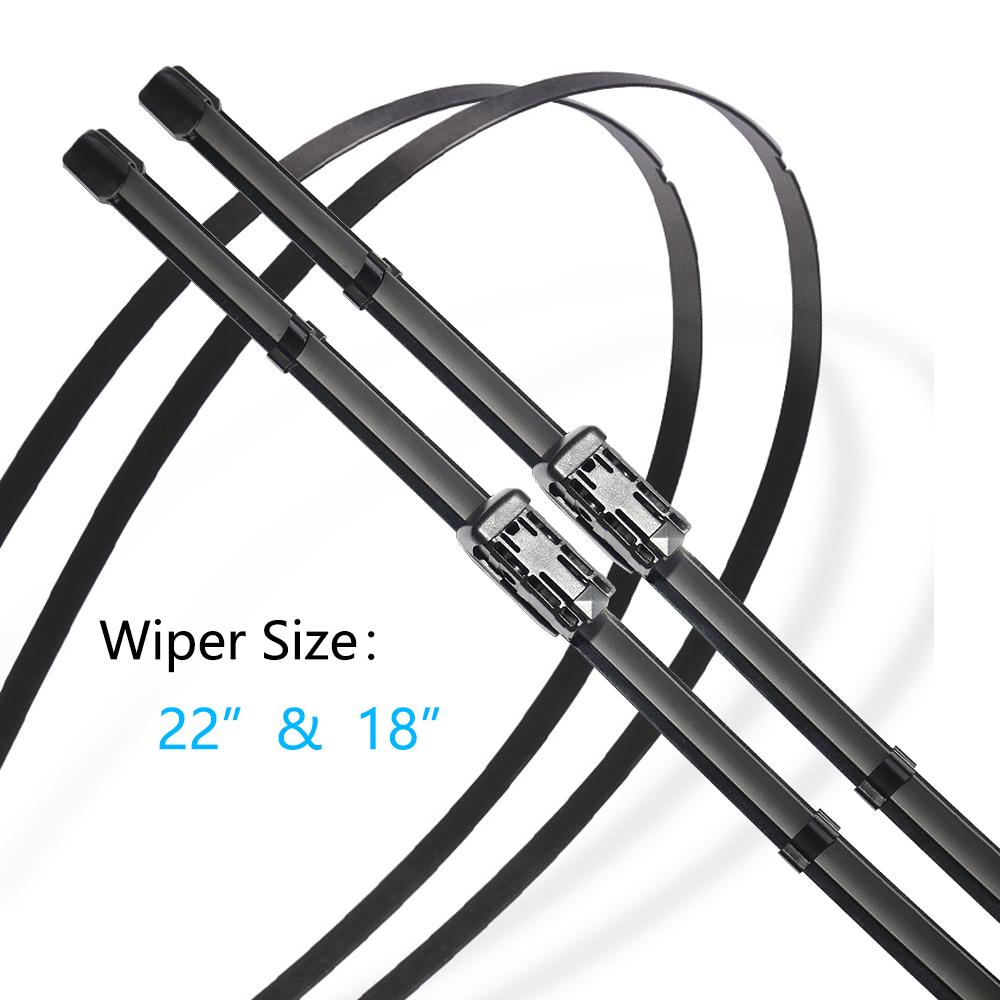 3x For Great Wall Haval H9 2014~2022 Front Rear Wiper Blade Brushes Cutter Window Windscreen Windshield Cleaning Car