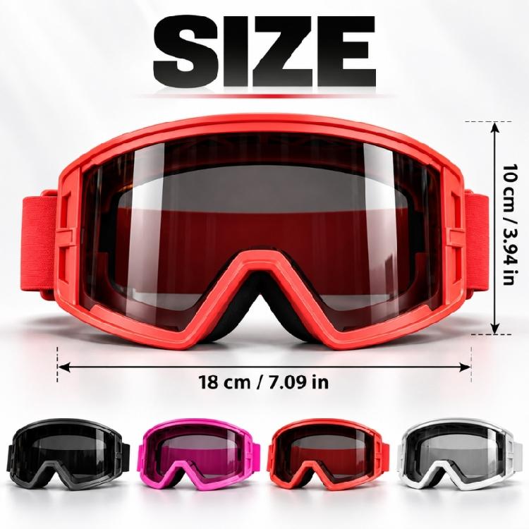 Enclosed Wind Glasses with Broad Lens and Head Band to Help Cover the Eye Area from Wind and Suspended Outdoor Dust