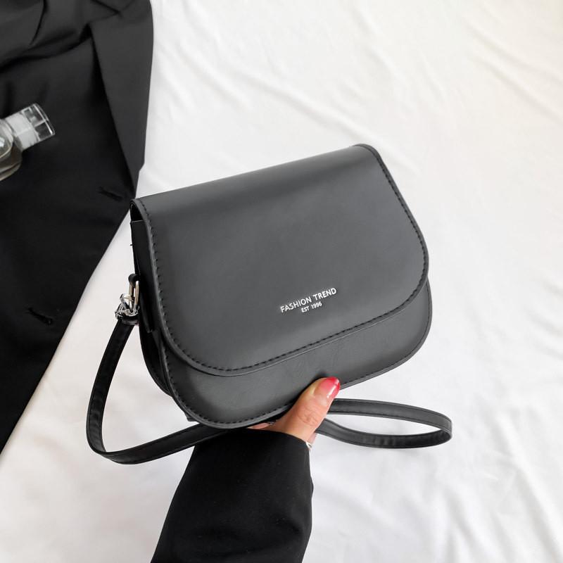 Stylish Minimalist Crossbody Bag 2023 Fall Trendy Pu Leather Saddle Bag For Women