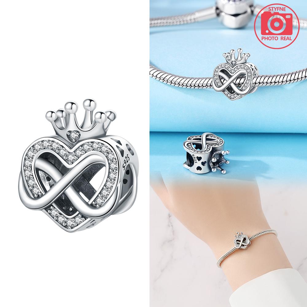 Copper Colors Charms Colored Zirconium Crown Pendant For Dangle Pendant Bead Jewelry Beads  New Gifts For Women