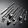Slim Waist Handle Stainless Steel Cutlery Sets Western Tableware Knife Fork Spoon Tea Kitchen Accessories Hotel Table Service
