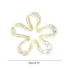Resin Flower Charm Pendant for DIY Jewelry Making Findings Double Side Flower