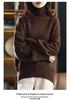 Plus Size Wool Sweater for Women - Autumn/Winter Collection, Lazy Style, Loose Fit, Slimming, Versatile Fashion Base Layer