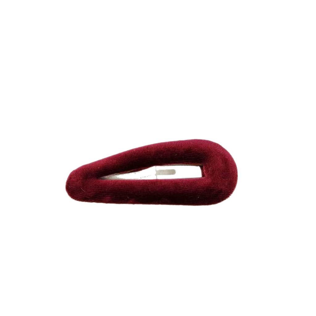 Retro Velvet Hair Clip: Fashionable, High-End Flyaway and Bang Accessory