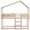 Bunk Bed without Mattress 90 x 200 cm Solid Pine Wood