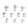 200Pcs Boxed 304 Stainless Steel Hex Socket Cone Point Set Screw M3-M8 Assortment