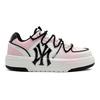 MLB Chunky Liner Romantic, Casual, Mismatched Repainted Low top Skateboard Shoes Unisex Blue Pink 3ASXCA12N-50WHS(TeamS-)