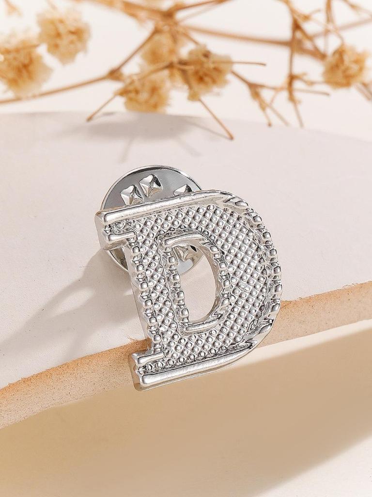 Luxury Alphabet Brooch: Elegant 26-Letter Fashion Pin to Secure Clothing in Style
